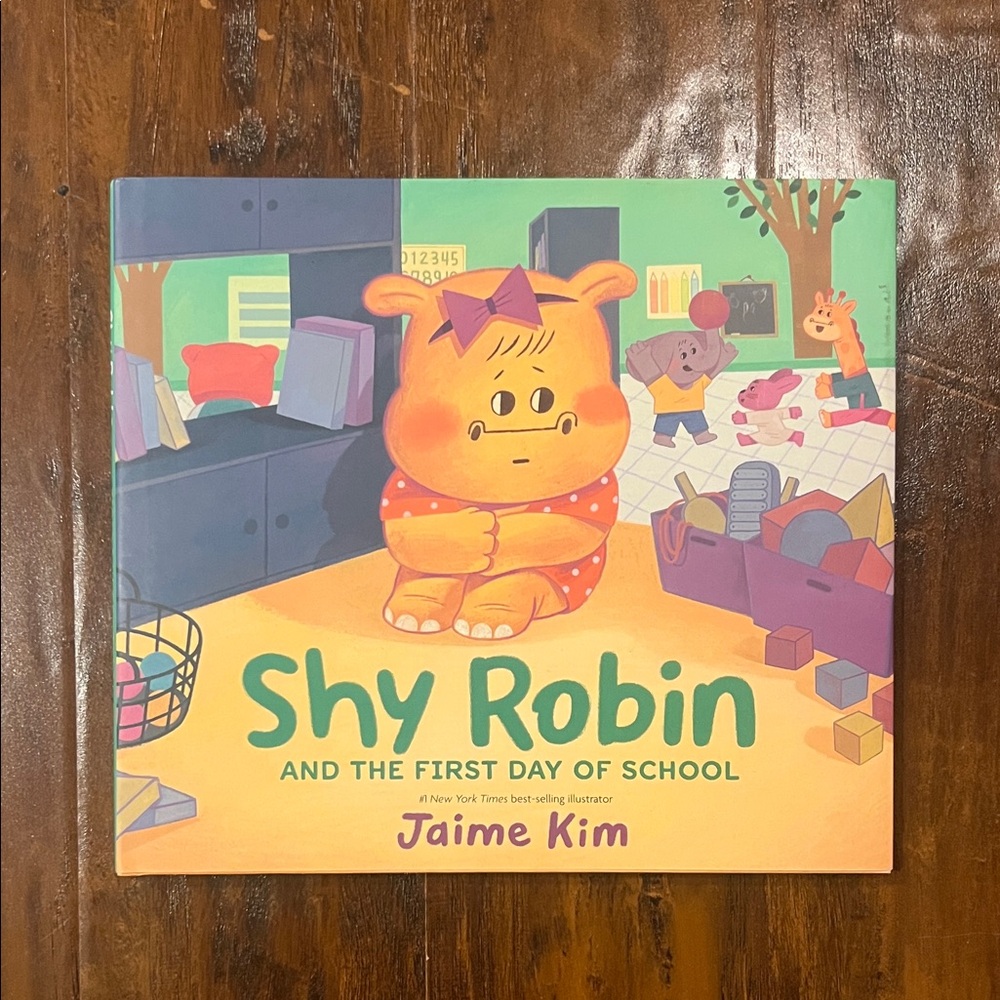 5/$10 Kids Picture Books | NWT Shy Robin and the First Day of School
